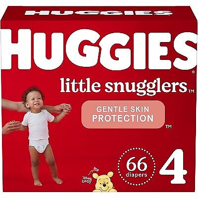Huggies Little Snugglers Diapers Super Pack - Size 4 (66ct)
