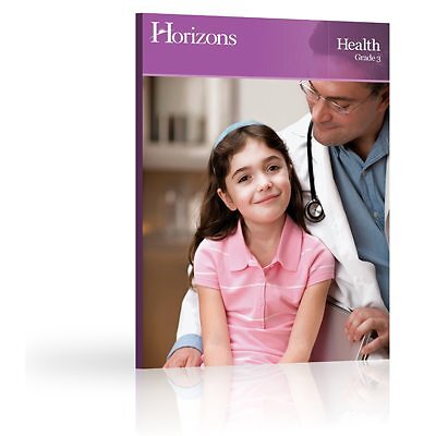 HORIZONS HEALTH 3RD GRADE TEACHER'S GUIDE By Alpha Omega Publications EXCELLENT