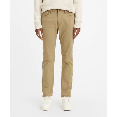 

Мужские джинсы Levis Big - Tall 511 Slim Fit - Желто-коричневые, Tan