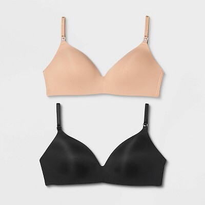 

Женский бюстгальтер для кормления без косточек из 2 частей — Auden Black, Черный