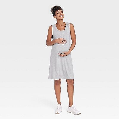

Платье Henley для беременных без рукавов для кормящих мам - Isabel Maternity от Ingrid - Isabel, Серый
