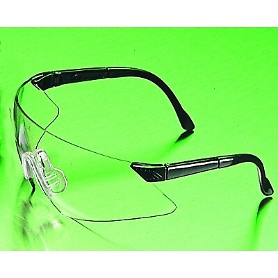 Luxor Protective Eyewear, Clear Lens, Scratch-Resistant, Tuff-Stuff, Frame MSA