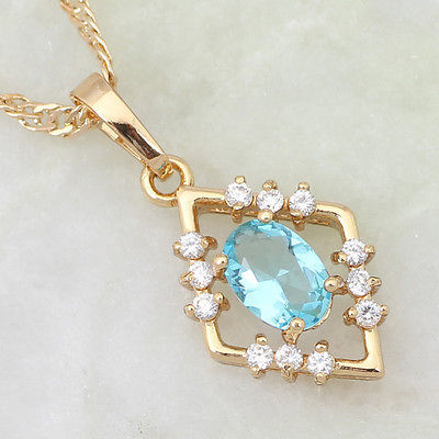 Blue Cubic Zirconia Costume Jewellery Sets