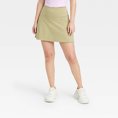 

Женская трикотажная юбка-юбка All in Motion оливково-зеленого цвета, Olive green