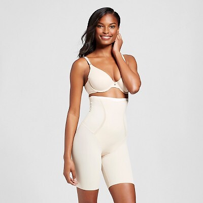 

Maidenform Self Expressions Womens Firm Foundations Thighslimmer - Beige, Бежевый