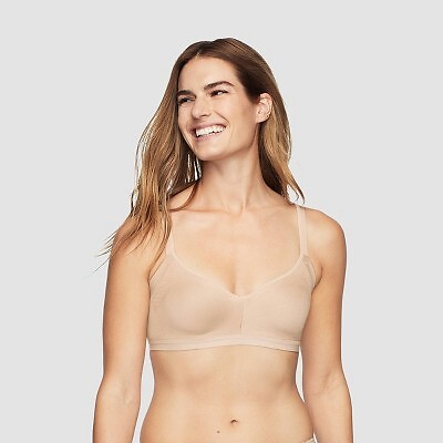 

Женский бесшовный бюстгальтер без косточек Simply Perfect by Warners, разглаживающий подмышки -, Butterscotch