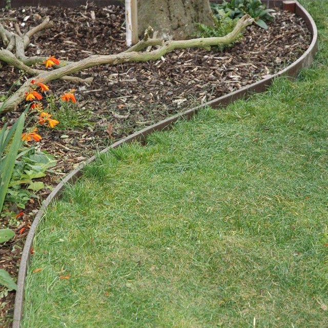 Plastic Garden Edging - 100mm High - Recycled Materials
