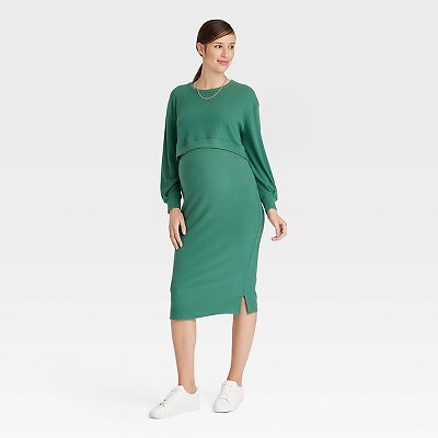 

Укороченная юбка в рубчик Match Back для беременных - Isabel Maternity by Ingrid -, Зеленый