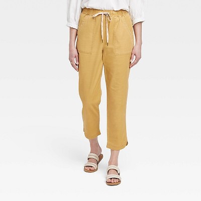 

Женские зауженные брюки-джоггеры свободного кроя — Knox Rose Amber, Янтарь