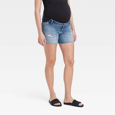 

Джинсовые шорты для беременных Under Belly - Isabel Maternity by Ingrid - Isabel Medium, Medium wash