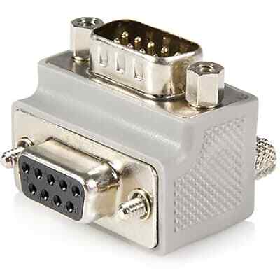 1pc STARTECH.COM GC99MFRA1 Right Angle DB9 to DB9 Serial Cable Adapter Type 1 -
