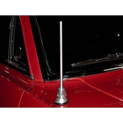 C5ZZ-18813-BL Scott Drake Radio Antenna 8'' Billet