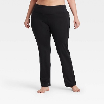 

Женские леггинсы со средней посадкой Contour Power Waist, 34,5 дюйма — All in Motion, черные 3X —, Черный