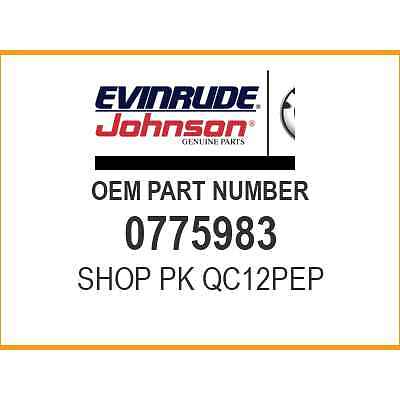 Evinrude SHOP PK QC12PEP 0775983 OEM NEW