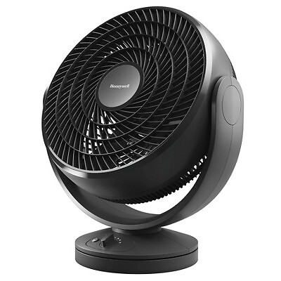 Honeywell Small HF710 Turbo Force Напольный вентилятор с осцилляцией, черный
