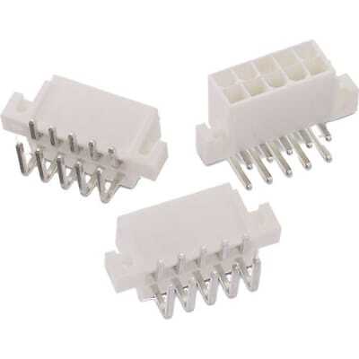 4PC WURTH ELECTRONICS 64901621022 Conn, 4.20mm, Male Dual Row Angled, MNT Flang