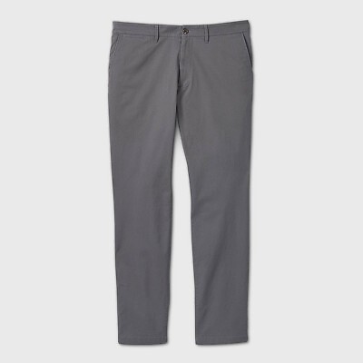 

Мужские брюки чинос Big - Tall Athletic Fit - Goodfellow - Co Thundering Grey, Серый