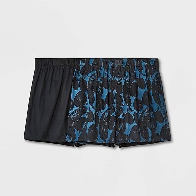 

Мужские трусы-боксеры Pair of Thieves, 2 шт., синий/черный, Blue/black