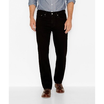 

Мужские прямые джинсы Levis 514 - черный деним, Black denim