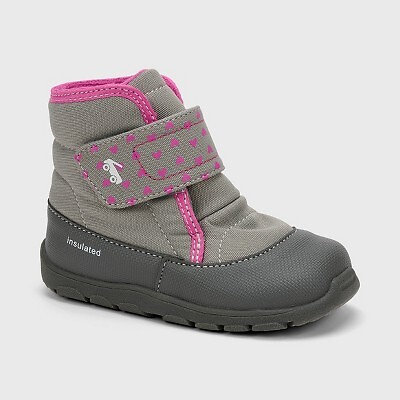

Зимние ботинки Blake Hearts для малышей See Kai Run Basics — серый 7, Not available