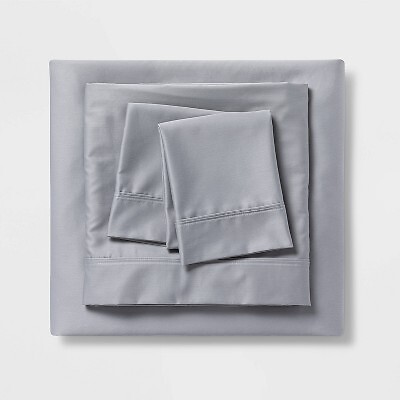 Threshold 500 Thread Count Sheet Set Breathable Smooth Sateen Weave Deep Pocket