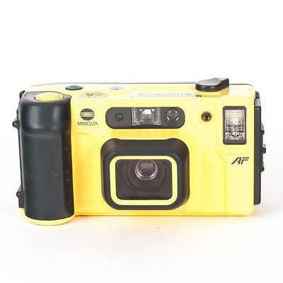 Minolta Weathermatic A Underwater Film Camera with Strap