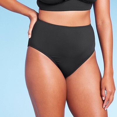 

Женские плавки бикини Cheeky с завышенной талией - Shade - Shore Black, Черный