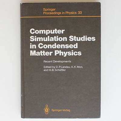 Computer Simulation Studies in Condensed Matter Physics: Recent Developments P..