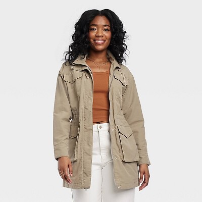 Women's Utility Rain Jacket - Universal Thread Brown S