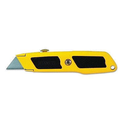Stanley DynaGrip Retractable Utility Knife 8.5'' Carbon Steel Yellow/Black