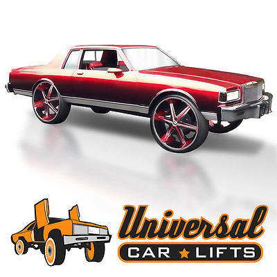 1971-1996 Chevy Impala Rear Suspension Lift Kit Clear 22 24