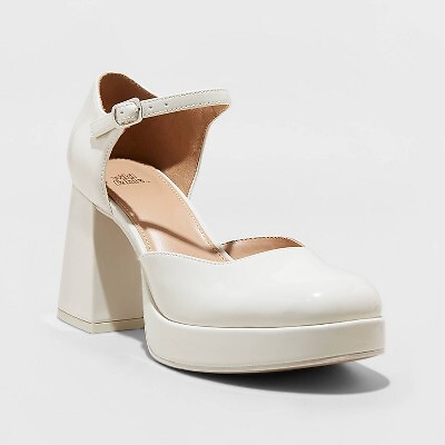 

Женские лакированные туфли на платформе Darcy - Wild Fable Off-White, Белый