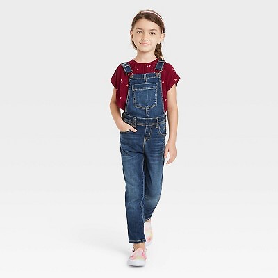 

Джинсовый комбинезон для девочек - Cat - Jack Dark Wash