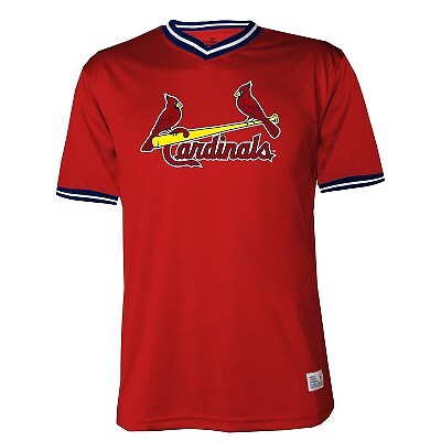 Мужская майка MLB St. Louis Cardinals с v-образным вырезом и короткими рукавами — XXL