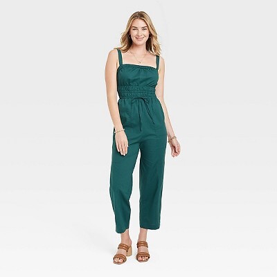 

Женский комбинезон без рукавов - универсальная нить зеленый