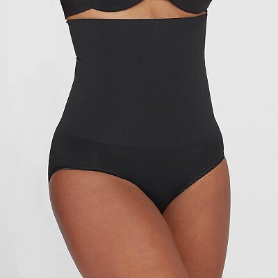 

ASSETS by Spanx Womens Remarkable Results High Waist Control Briefs - Черный