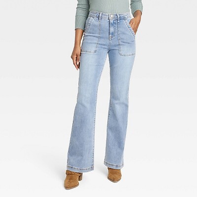 Women's High-Rise Anywhere Flare Jeans - Knox Rose Light Wash 10