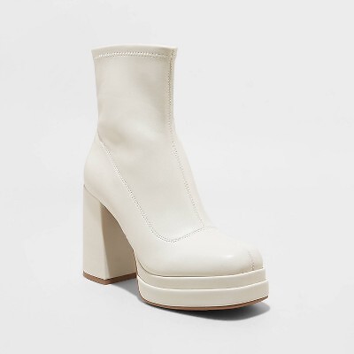 

Женские ботинки на платформе Nadia - Wild Fable Off-White, Белый