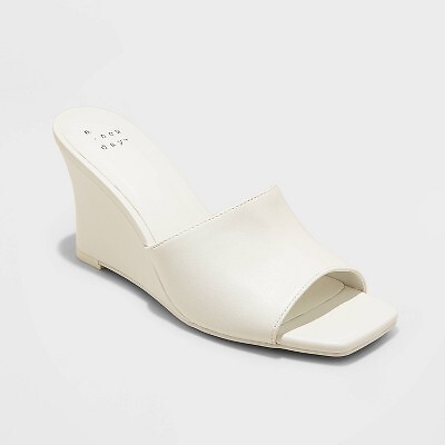 

Женские туфли на танкетке Vivi без задника - A New Day Off-White, Белый