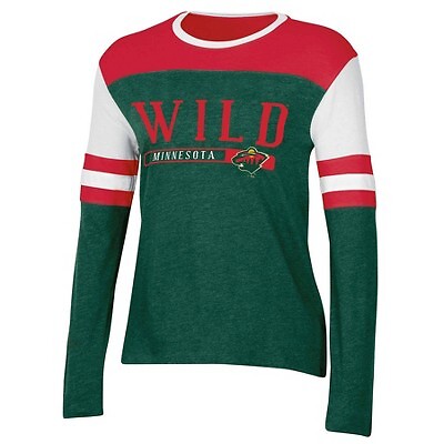 

Женская футболка поло с длинным рукавом NHL Minnesota Wild - XL, Not available