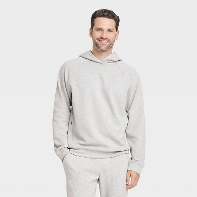 Мужская флисовая толстовка с подкладкой из сетчатого материала - All In Motion Heathered Grey S
