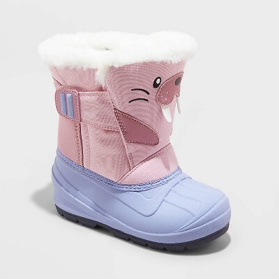 

Зимние ботинки Frankie для малышей — Cat - Jack Pink/Purple, Розовый