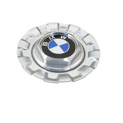 BMW Coprimozzo Centrale Volante Originale | Stemma Rotondo Con Logo | Ricambio Genuino 32331117279 | Diametro 46,4 Mm | Colore Bianco - 2