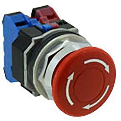 IDEC AVD302NU-R Emergency Stop, 30mm Cut 40mm Head, Twist Reset, 2NC, TWND Seri