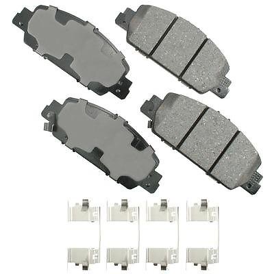 Akebono Brake ACT1665, Set of 4 Ceramic Brake Pad Rear Ford Edge Fits 15-19 Esca