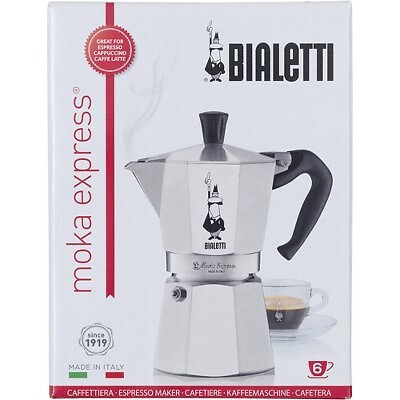 BIALETTI Moka 6 Cup Express Espresso Maker
