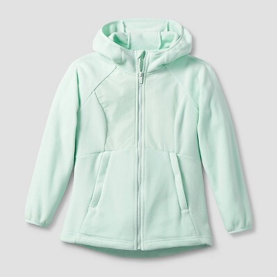 

Флисовая куртка Polartec с длинными рукавами для девочек - All in Motion Green, Зеленый
