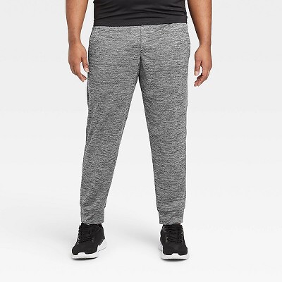 

Мужские легкие джоггеры со шлейфом — All in Motion Grey Heather, Серый