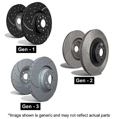 EBC Gd Series Sport Disc Rotors Pair 305mm Replacement Part For Ford GD7251