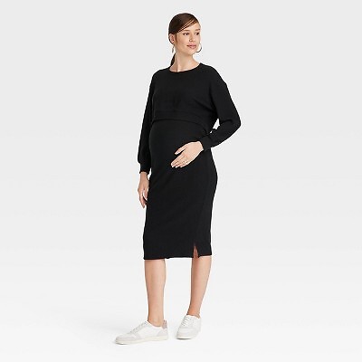 

Укороченная юбка в рубчик Match Back для беременных - Isabel Maternity by Ingrid -, Черный